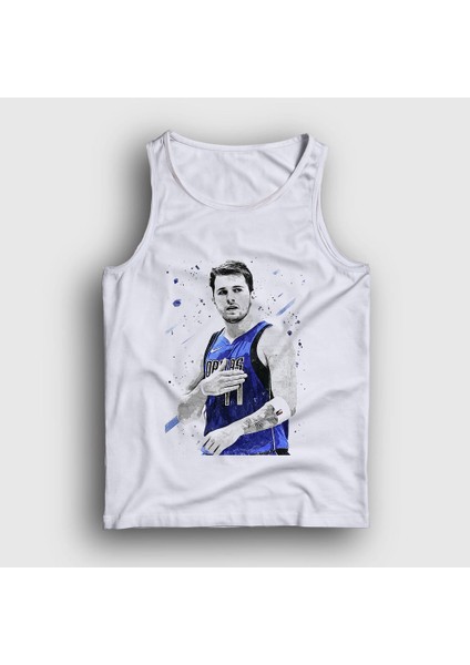 Unisex Beyaz Luka Doncic Basketbol Atlet
