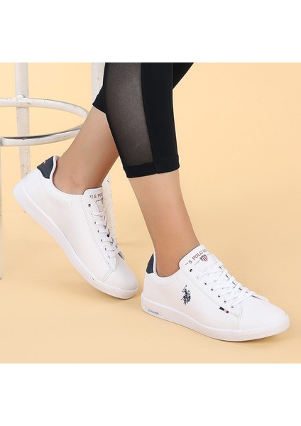 Suni Deri Logulu Beyaz Günlük Spor Ayakkabı fiyatları
