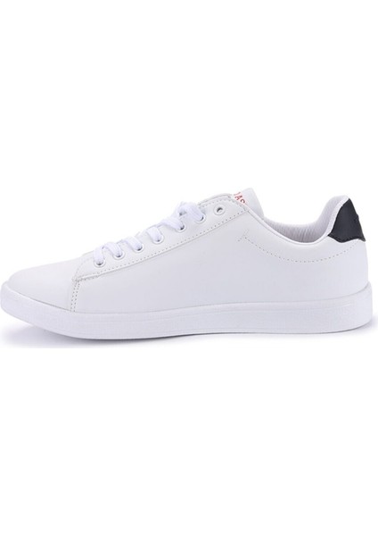 Suni Deri Logulu Beyaz Günlük Spor Ayakkabı fırsatları