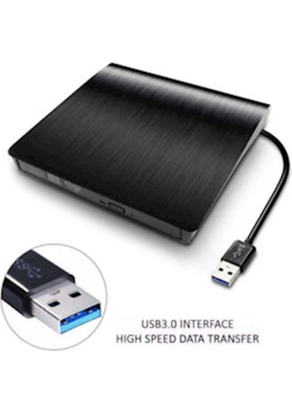 USB 3.0 Harici Dvd-Rw Optik Sürücü