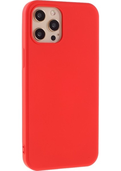 Apple Iphone 12/12 Pro 6.1 Inç Uyumlu Silikon Akrilik Telefon Kılıfı - Kırmızı (Yurt Dışından) fiyatları