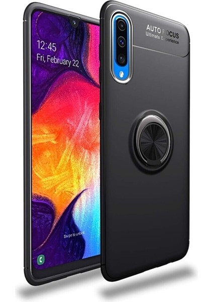 Xiaomi Mi 9 Kılıf Yüzüklü Standlı Autofocus Shockproof Ravel Silikon