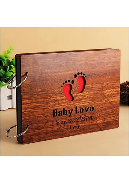 Kişiye Özel Baby Love Temalı Kendin Yap Fotoğraf Albümü