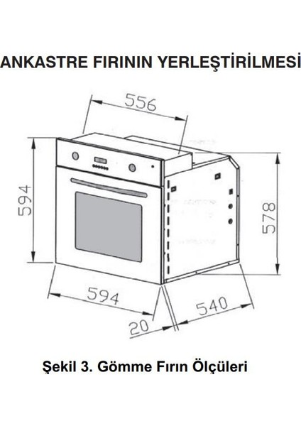 Ankastre Fırın BO S6433 I