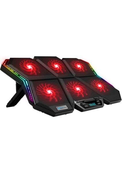 Coolcold K40 Rgb Laptop Soğutucu 6 Fanlı Soğutma Standı