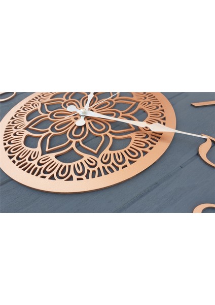 Antrasit Renkli Yuvarlak Duvar Saati Çap 50 cm fırsatları