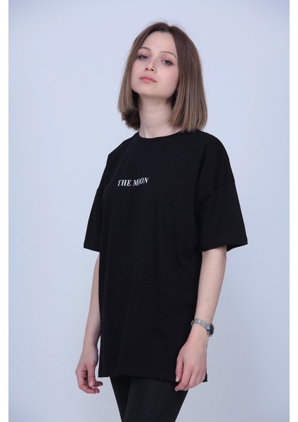 The Moon Sırt Baskılı Tshirt modelleri