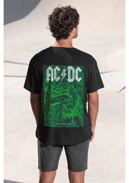 Acdc Sırt Baskılı Tshirt