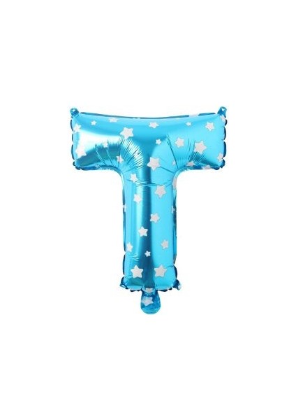 16 Inç Mavi Harf Balon T
