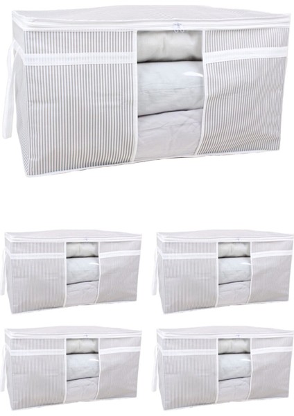 Pencereli Yastık Yorgan Hurcu 5 x Adet 75 x 40 x 40 cm