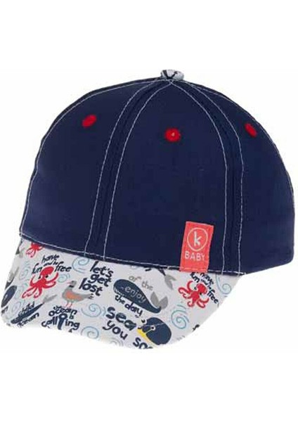 Kitti 1110-07 Erkek Çocuk Yazlık Şapka 1-4 Yaş