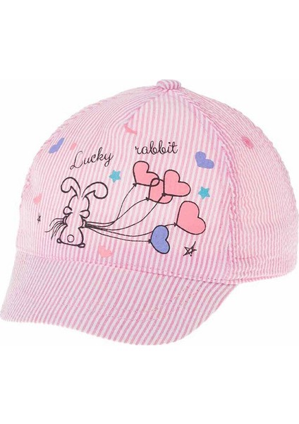 Kitti 1000-11 Kız Çocuk Yazlık Şapka 0-18 Ay