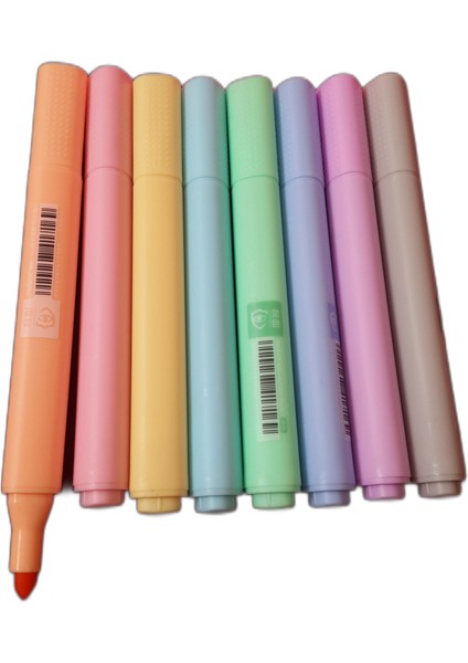 Perfect 8 Pastel Renk Fosforlu Işaretleme Kalemi 8 Adet Renkli ve Kullanışlı fiyatları