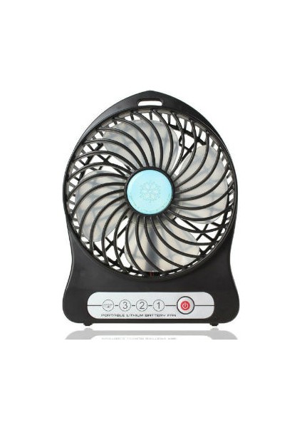 Şarjlı Taşınabilir Mini Fan - Vantilatör-