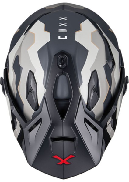 X.wed 2 Hıll End Mat Gri-Kum Kask modelleri