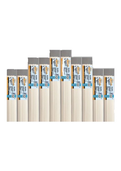 (P) Pp Beyaz Dar Plastik Kaynak Elektrot 10 Paket