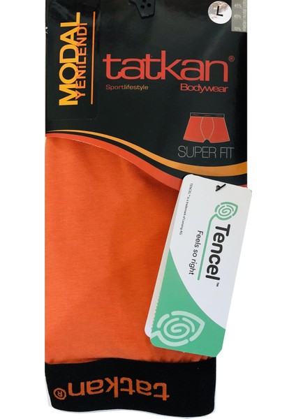 Erkek Likralı Modal Boxer
