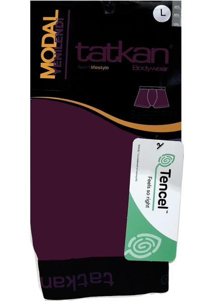 Erkek Likralı Modal Boxer