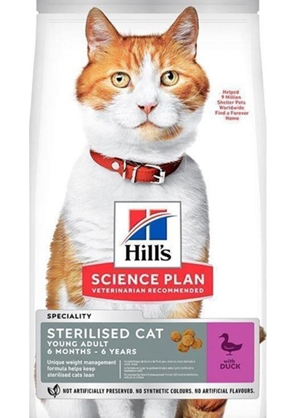 Sterilised Duck Ördekli Kısırlaştırılmış Kedi Maması 3 kg