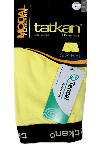 Erkek Likralı Modal Boxer
