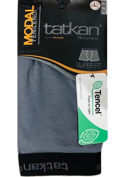 Erkek Likralı Modal Boxer