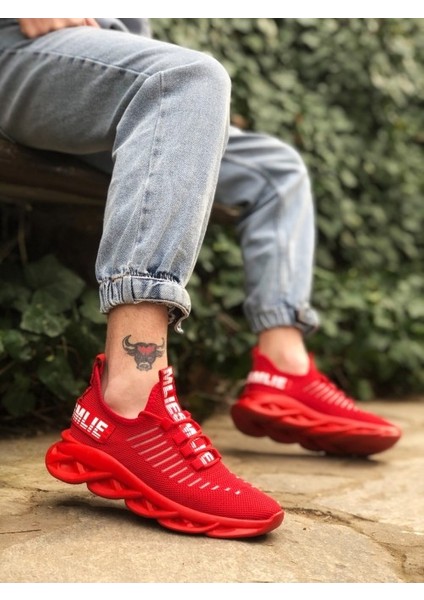 602 Phantom Yüksek Taban Tarz Sneakers Kırmızı Erkek Spor Ayakkabısı fiyatları