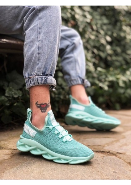 602 Phantom Yüksek Taban Tarz Sneakers Mint Yeşil Erkek Spor Ayakkabısı fiyatları
