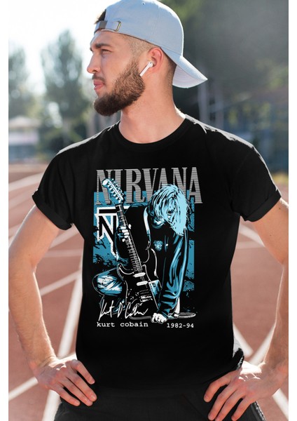 Genç Kurt Siyah Kısa Kollu Erkek T-Shirt