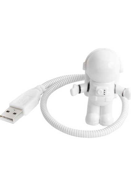 Astronot Lamba LED USB Gece Lambası Klavye Işığı Kitap Okuma Işığı