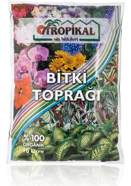 Tropikal Torf Bitki Toprağı – 10 Lt Ithal Cocopeat