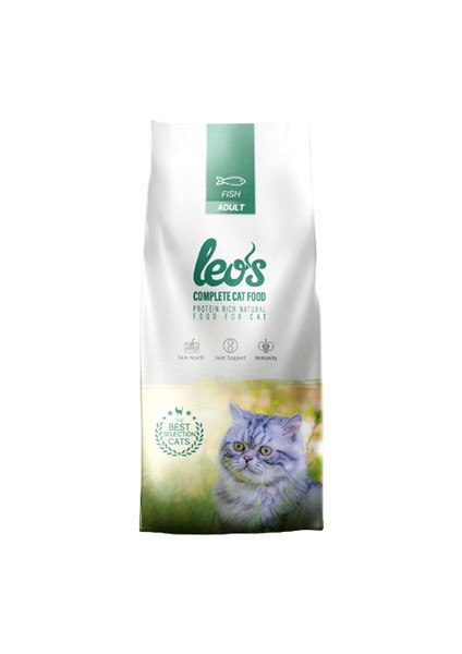 Leos Balıklı Yetişkin Kedi Maması 10 kg