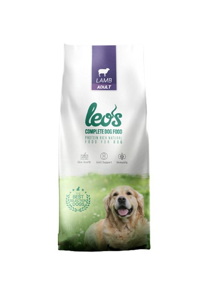 Leos Kuzu Etli Yetişkin Köpek Maması 10 kg