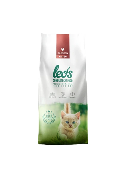 Leos Tavuklu Yavru Kedi Maması 10 kg