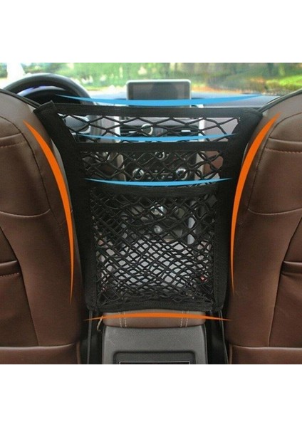 Bmw Serisi Araç Içi Koltuk Arası Çok Amaçlı 2 Gözlü File Organizer