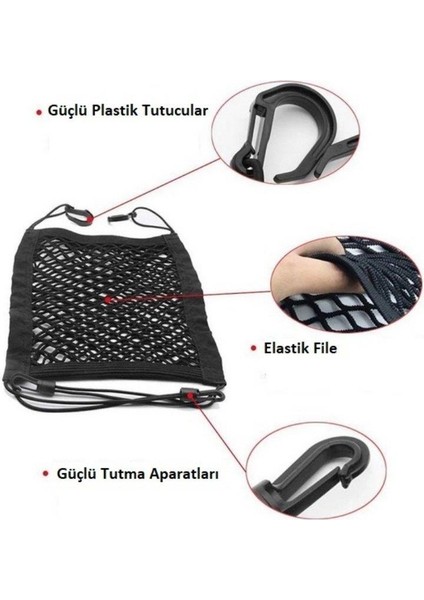 Audı Serisi Araç Içi Koltuk Arası Çok Amaçlı 2 Gözlü File Organizer modelleri