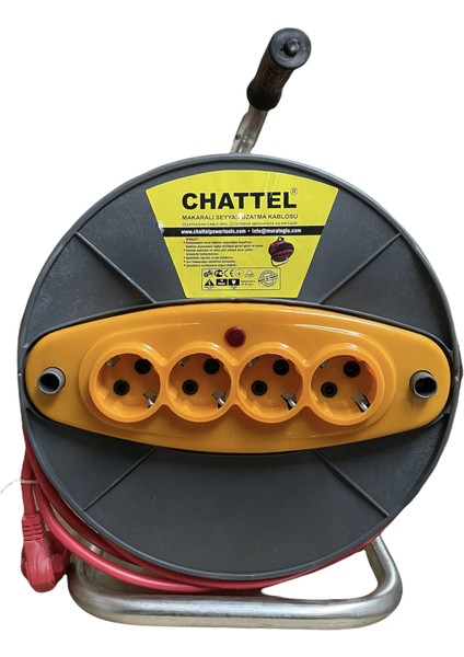 Seyyar Makaralı Kablo 3x1.5x20 mt