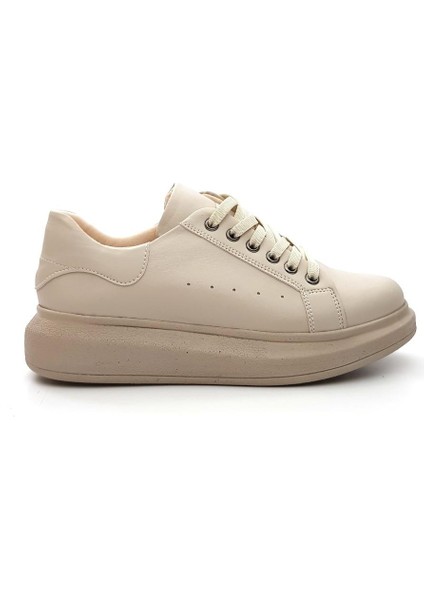Goldstep 1145 Kadın Bağcıklı Kalın Taban Sneaker Ayakkabı