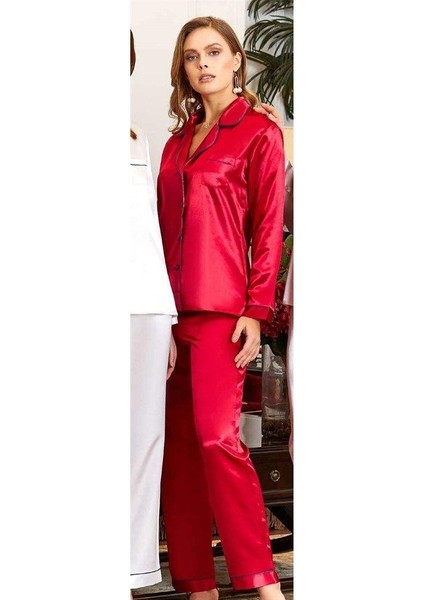 Jeremi 6526 2'li Çeyizlik Ipek Saten Pijama Takımı fiyatları