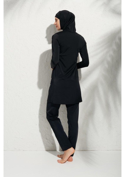 Pierre Cardin 191913 Uzunkollu Aplikeli Tesettür Mayo