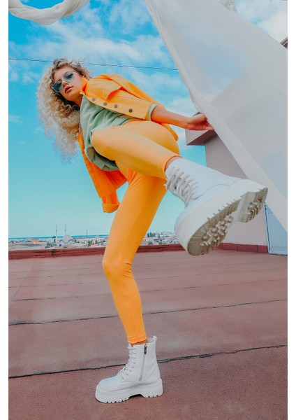 Goldoremi 014 Kadın Likralı Toparlayıcı Disko Tayt indirimleri