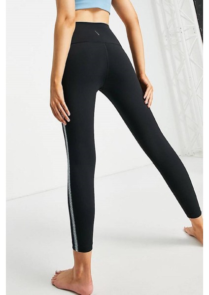 Yoga Ruched 7/8 High Rise Yüksek Belli Tığ Işlemeli Tayt modelleri