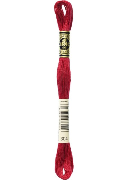 Dmc Muline Specisl 8 Metre Nakış Ipliği (2 Adet): Renk: 304