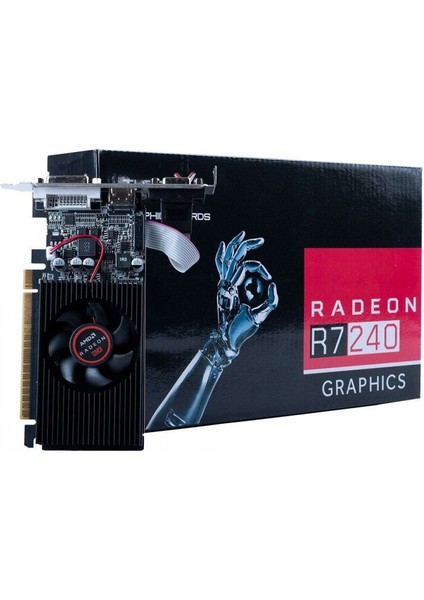 Amd Radeon R7 240 4gb 128BIT Gddr3 HDMI DVI DX12 Ekran Kartı