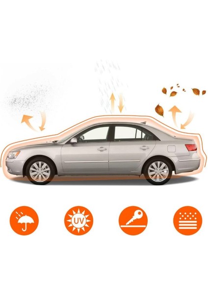 Toyota Corolla Sedan Oto Branda Araba Çadırı Örtü (2013-2021) fırsatları