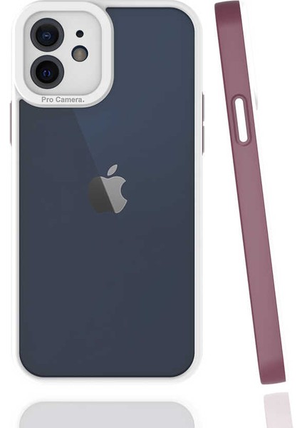 - iPhone 12 - Kılıf Koruyucu Sert Tarz Mima Kapak
