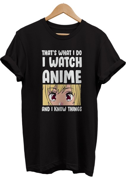 Anime Baskılı %100 Pamuk Oversize T-Shirt Büyük Beden Tişört