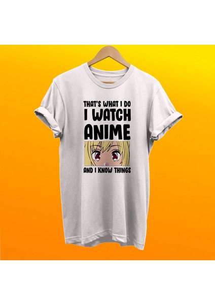 Anime Baskılı %100 Pamuk Oversize T-Shirt