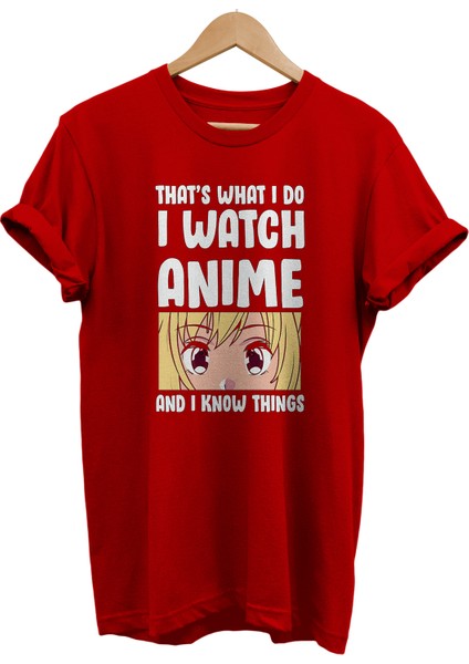 Anime Baskılı %100 Pamuk Oversize T-Shirt