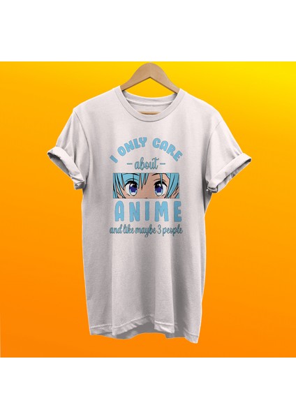 Anime Kız Baskılı %100 Pamuk Oversize T-Shirt Büyük Beden Tişört