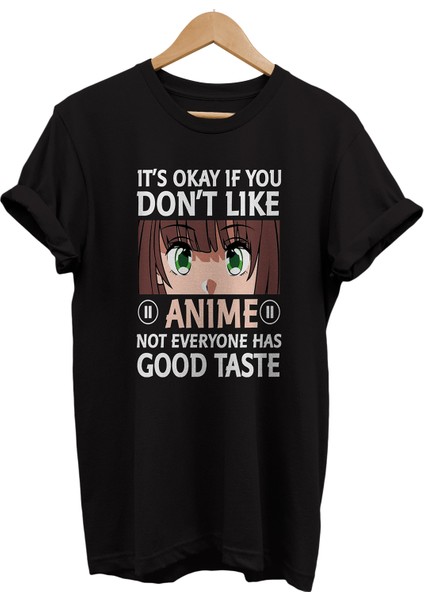 Anime Baskılı %100 Pamuk Oversize T-Shirt Büyük Beden Tişört